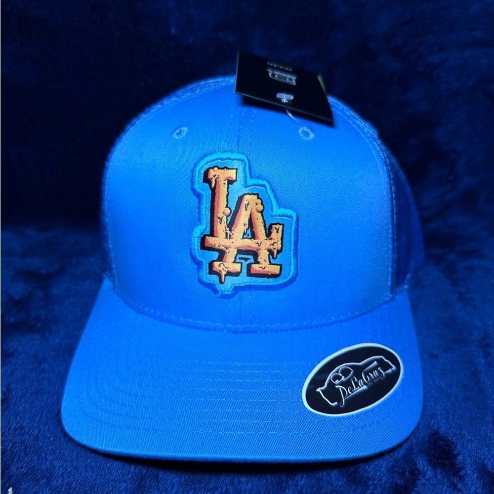 Blue LA hat